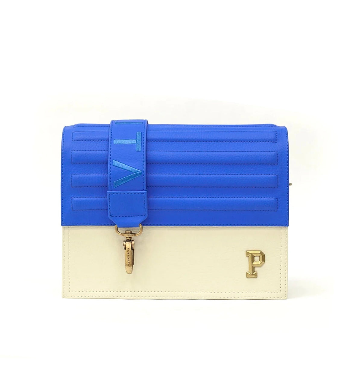 Cartera Nogal Azul Zafiro